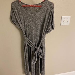 Soft Grey Casual Dress